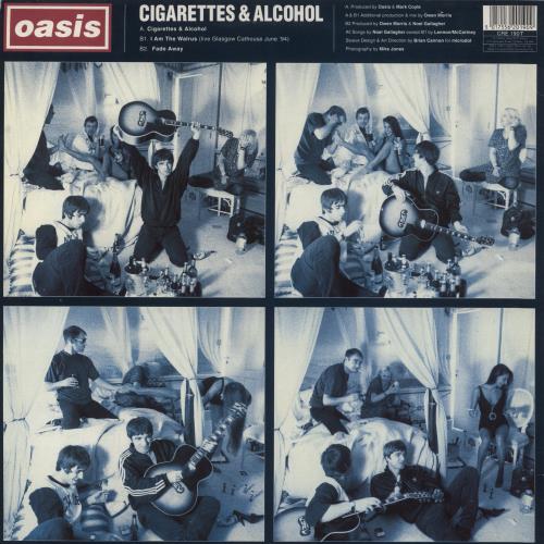 在庫処分セール テ Oasis 12 UK EX - Alcohol & Cigarettes 洋楽